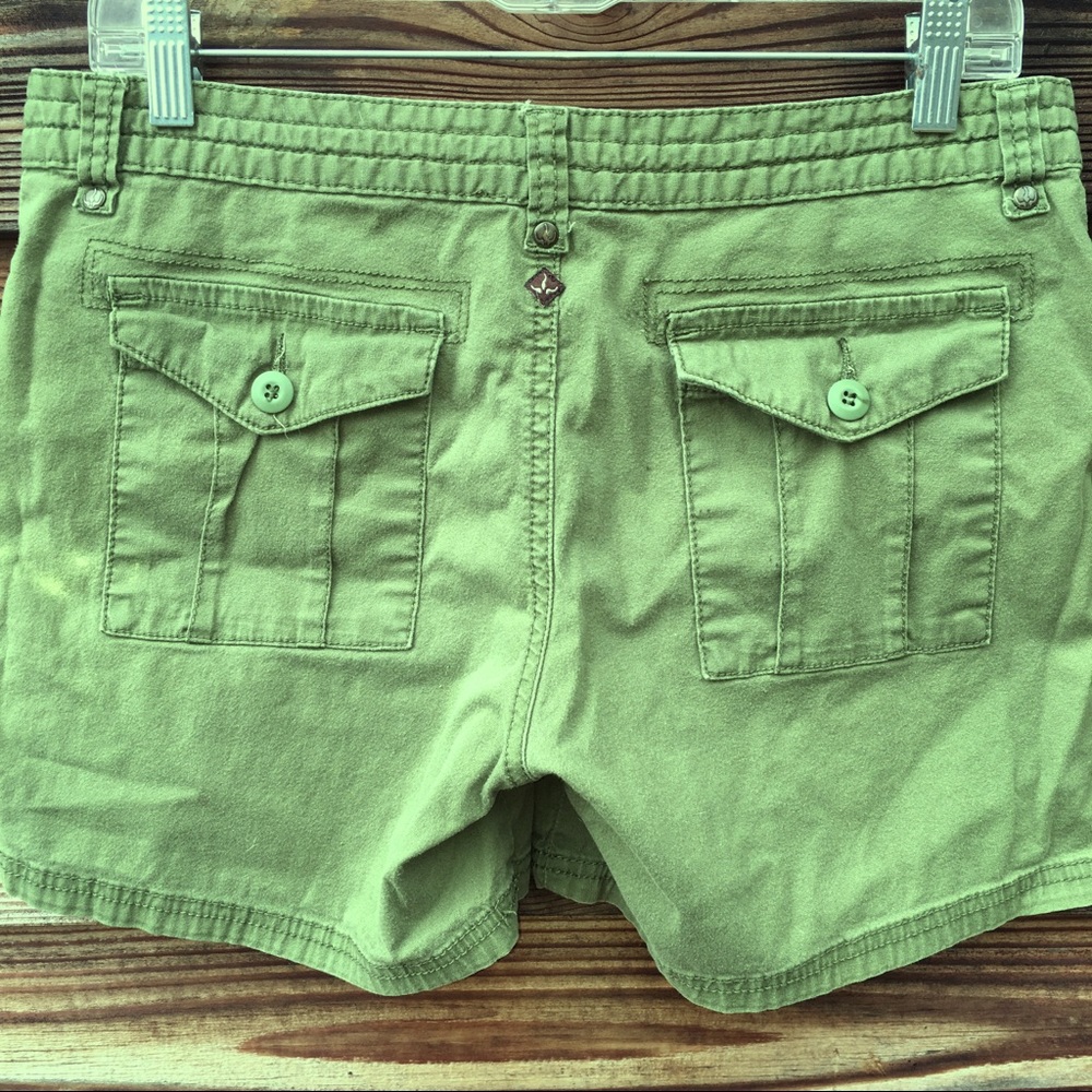 Prana shorts, 97% organic cotton